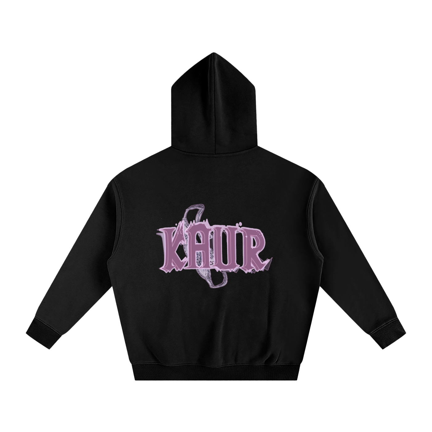 Kaur Black Hoodie [oversized and unisex sizing]