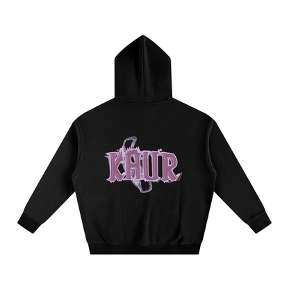 Kaur Black Hoodie [oversized and unisex sizing]