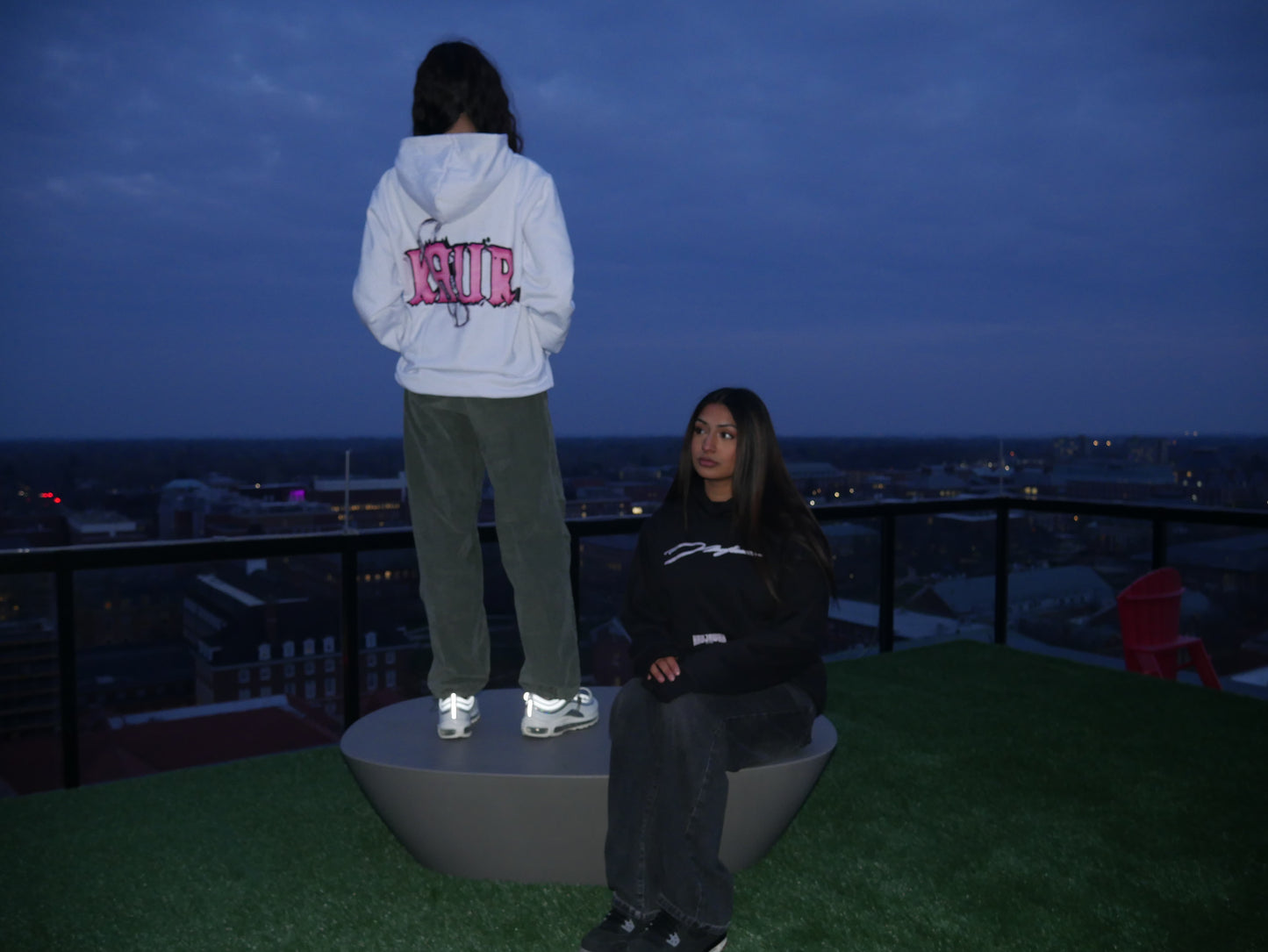 Kaur Black Hoodie [oversized and unisex sizing]