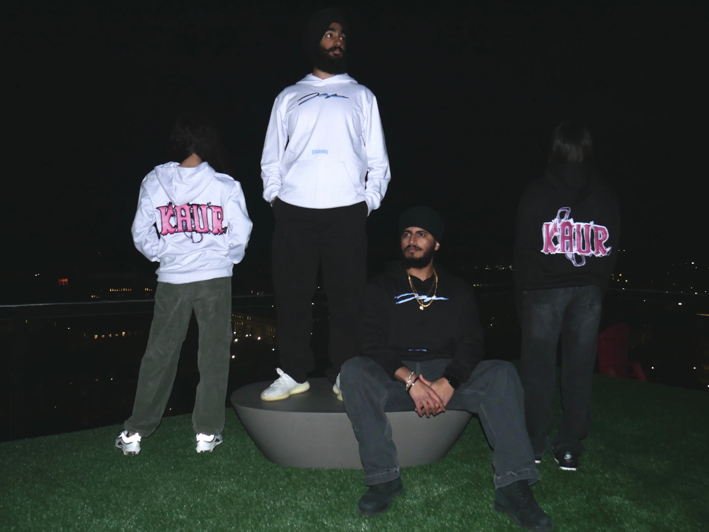 Kaur Black Hoodie [oversized and unisex sizing]