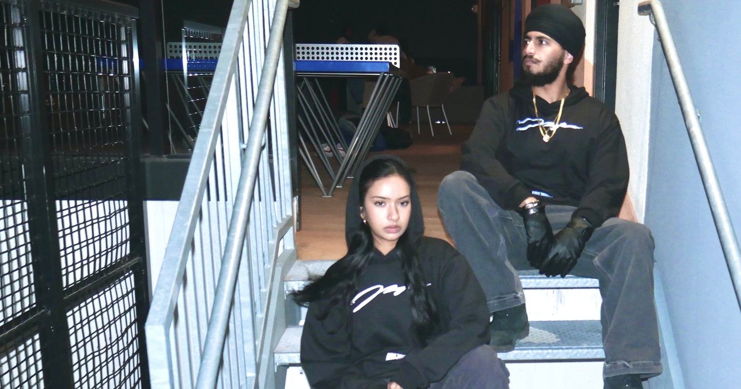 Singh Black Hoodie [oversized]