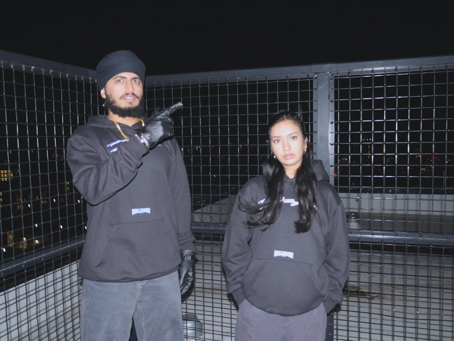 Singh Black Hoodie [oversized]