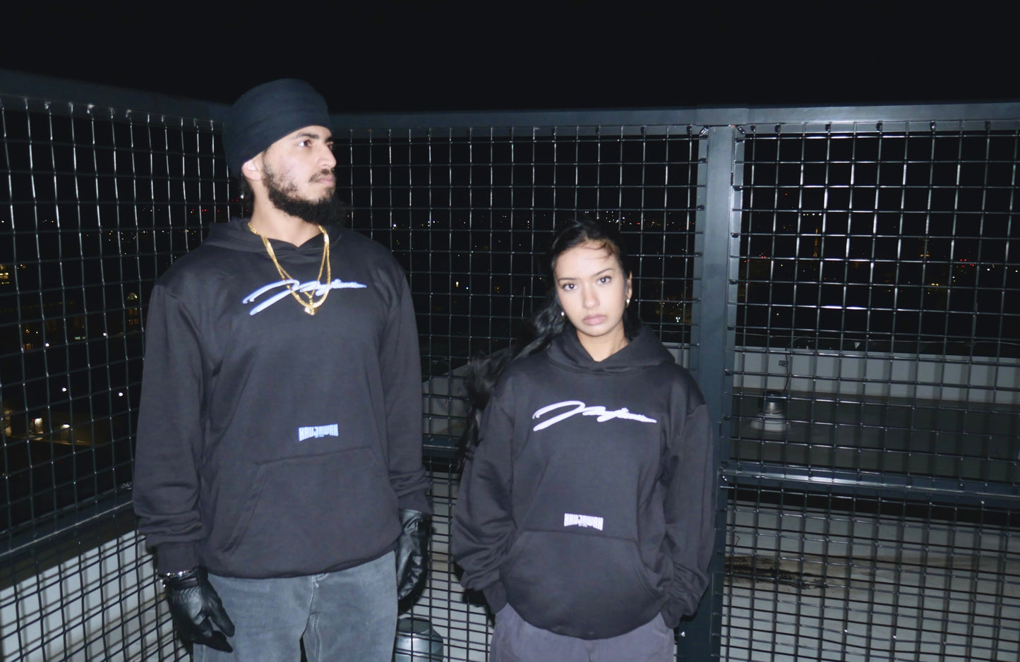 Kaur Black Hoodie [oversized and unisex sizing]