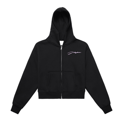 Cropped Kaur Zip-up Fleece