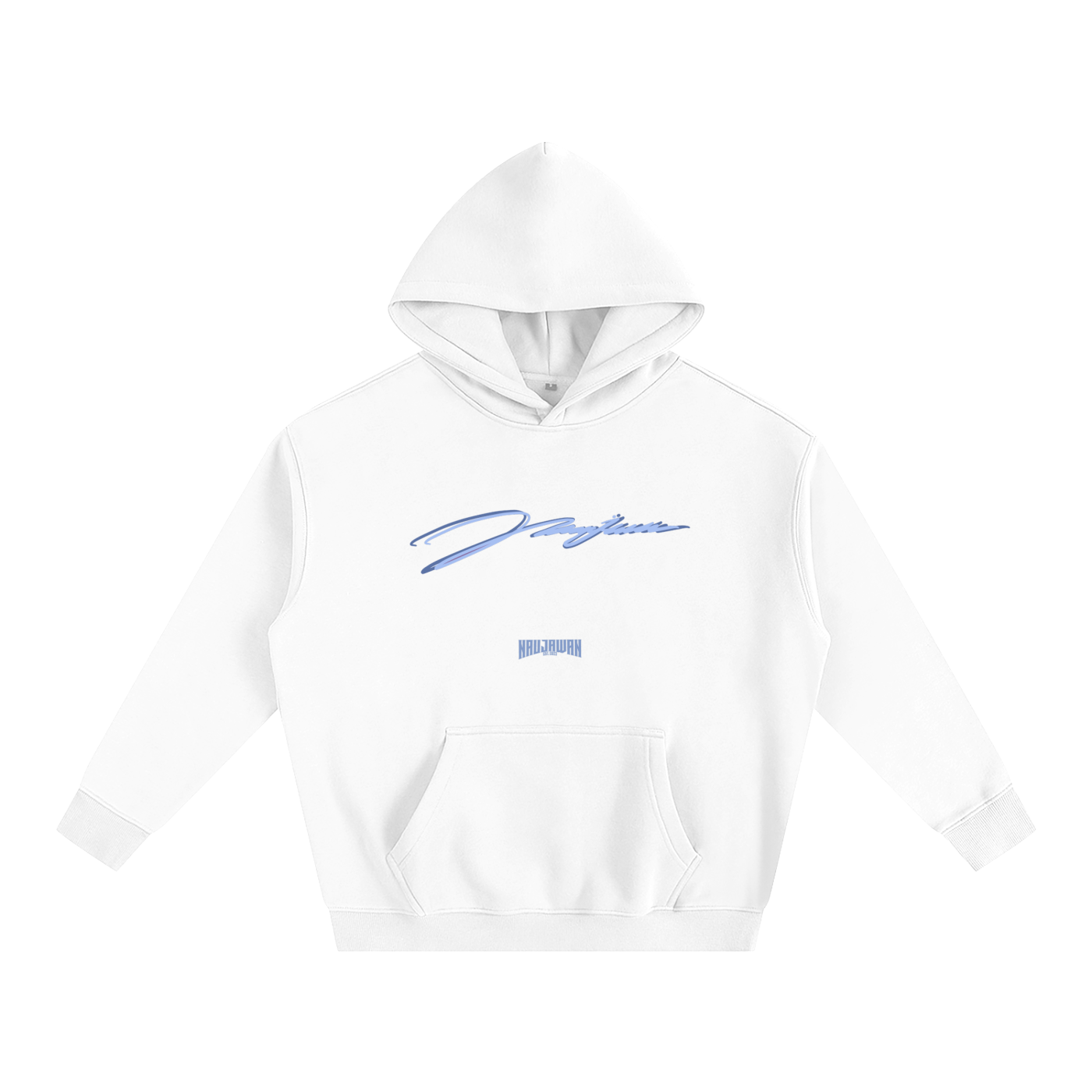 Singh White Hoodie [oversized]
