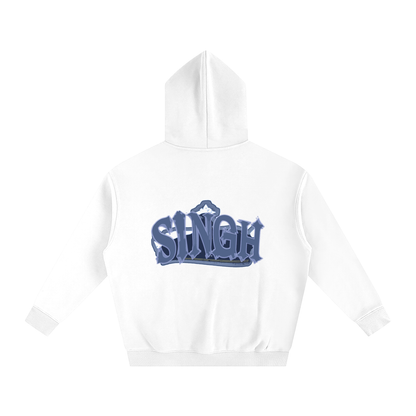 Singh White Hoodie [oversized]